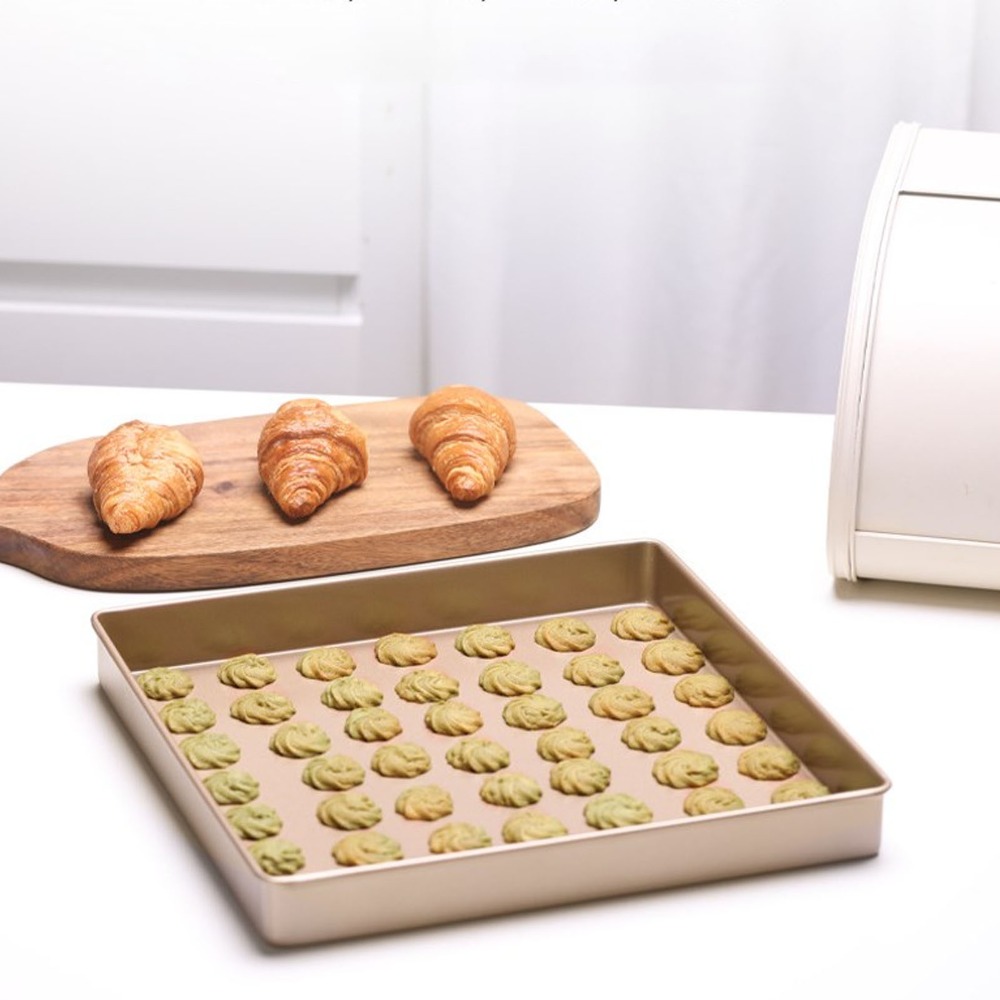 Kitchen Grade Baking Sheet - Durable Carbon Steell Sheet Pan Non