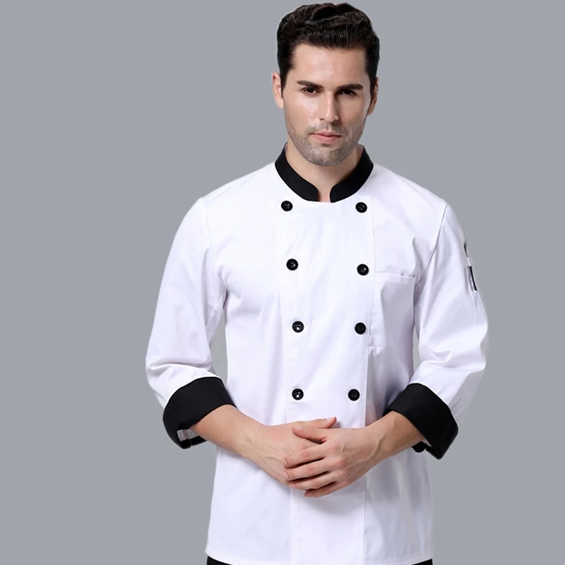 Kitchen Baker - Unisex Chef Jacket Long Sleeve Men
