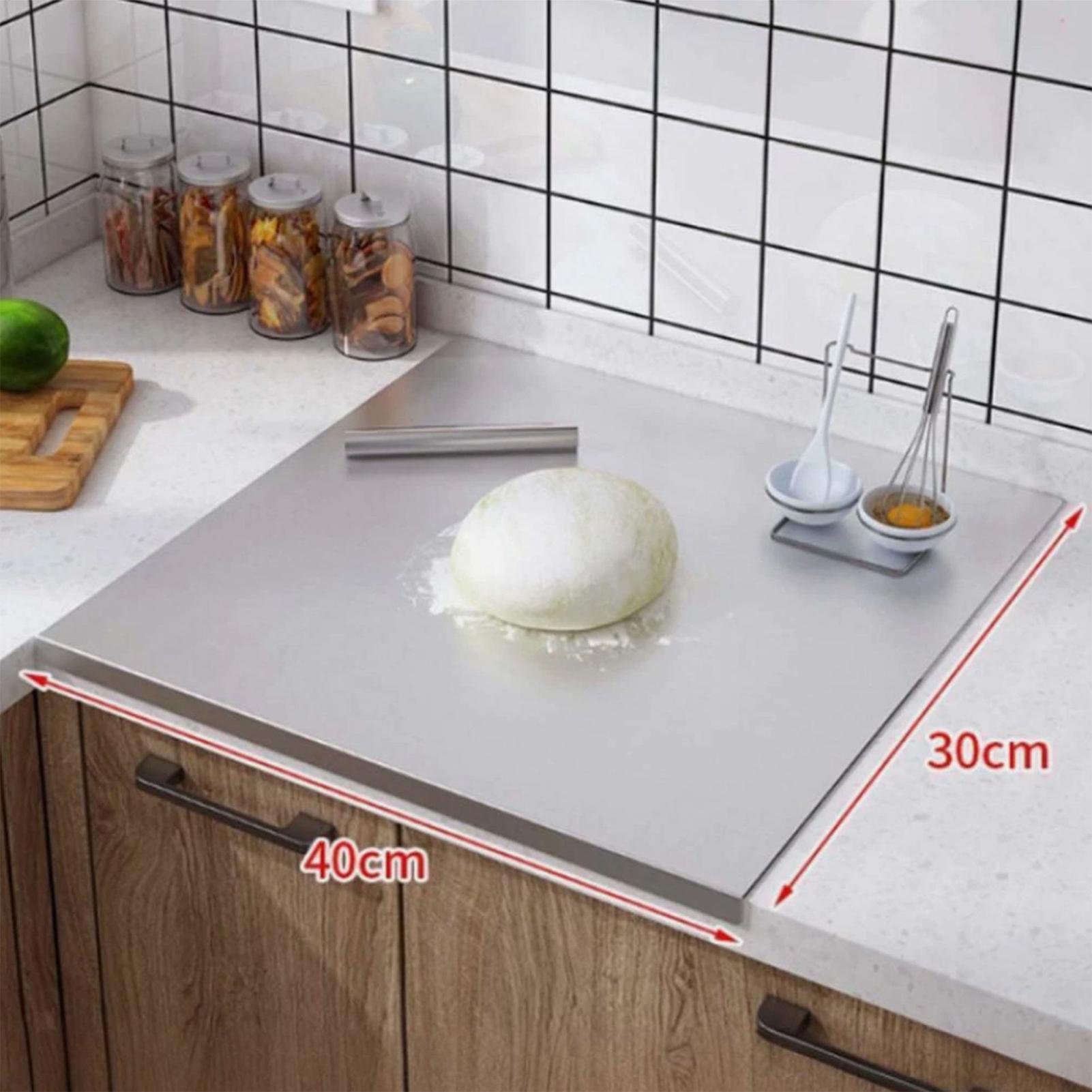 Kitchen And Baking - Stainless Steel Cutting Board Nonstick Double-Sided