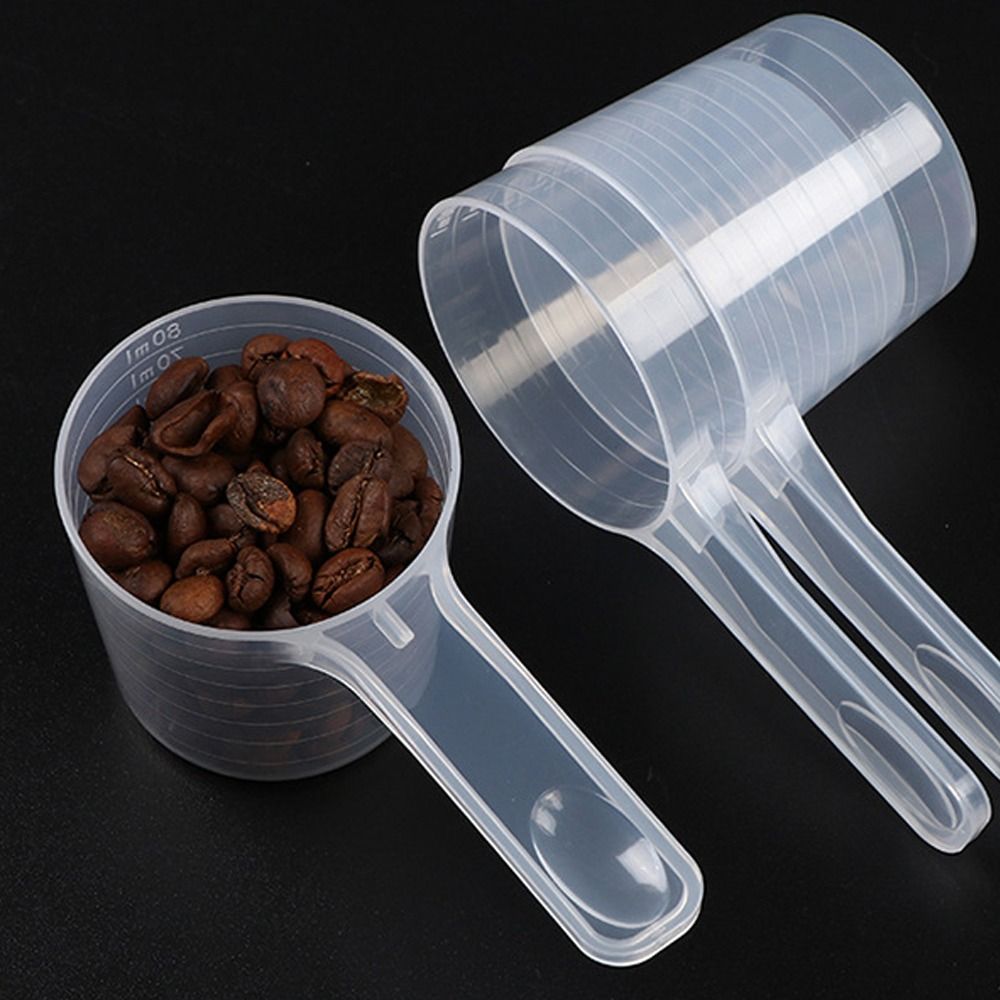 Kitchen Baking Kit - 5pcs/set Transparent Plastic Spoon Measuring Flat-bottomed