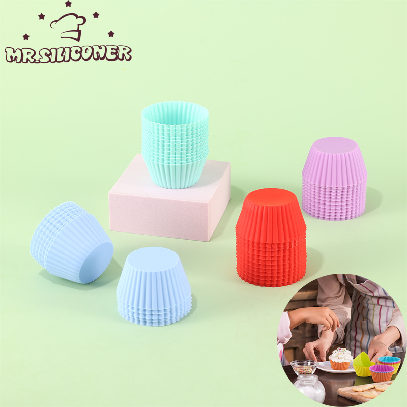 Kitchen Baking Kit - 6Pcs/Set Silicone Cake Mold Round Shaped