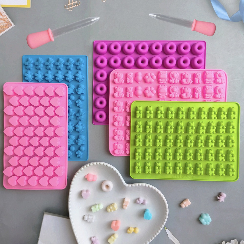 7Pcs Candy Silicone Moulds wit - Kitchen Baking Tray 评论和价格