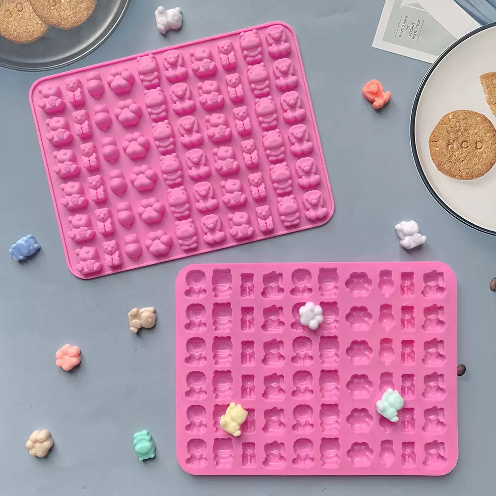 7Pcs Candy Silicone Moulds wit - Kitchen Baking Tray 评论和价格