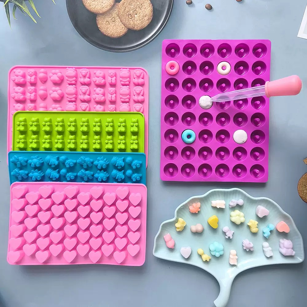 7Pcs Candy Silicone Moulds wit - Kitchen Baking Tray 评论和价格