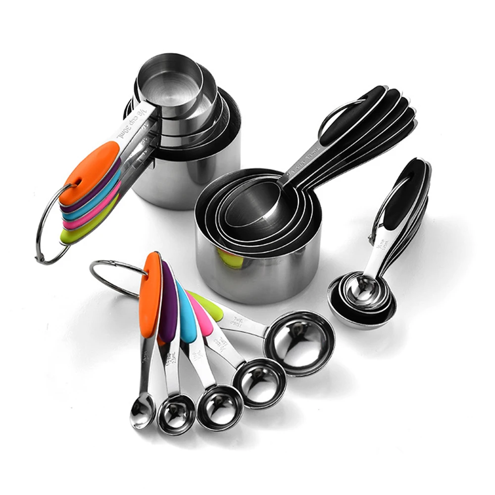 5/10Pcs Stainless Steel Measur - Kitchen Baking Kit 评论和价格