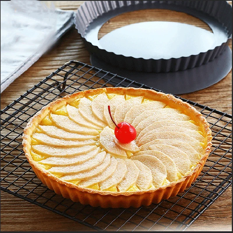 6Pcs Non-Stick Tart Quiche Fla - Tart Pan Loose 评论和价格