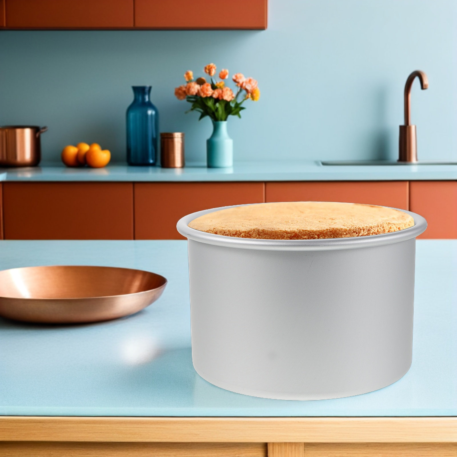 6 Inch Round Cake Pan with Loo - Tart Pan Loose 评论和价格