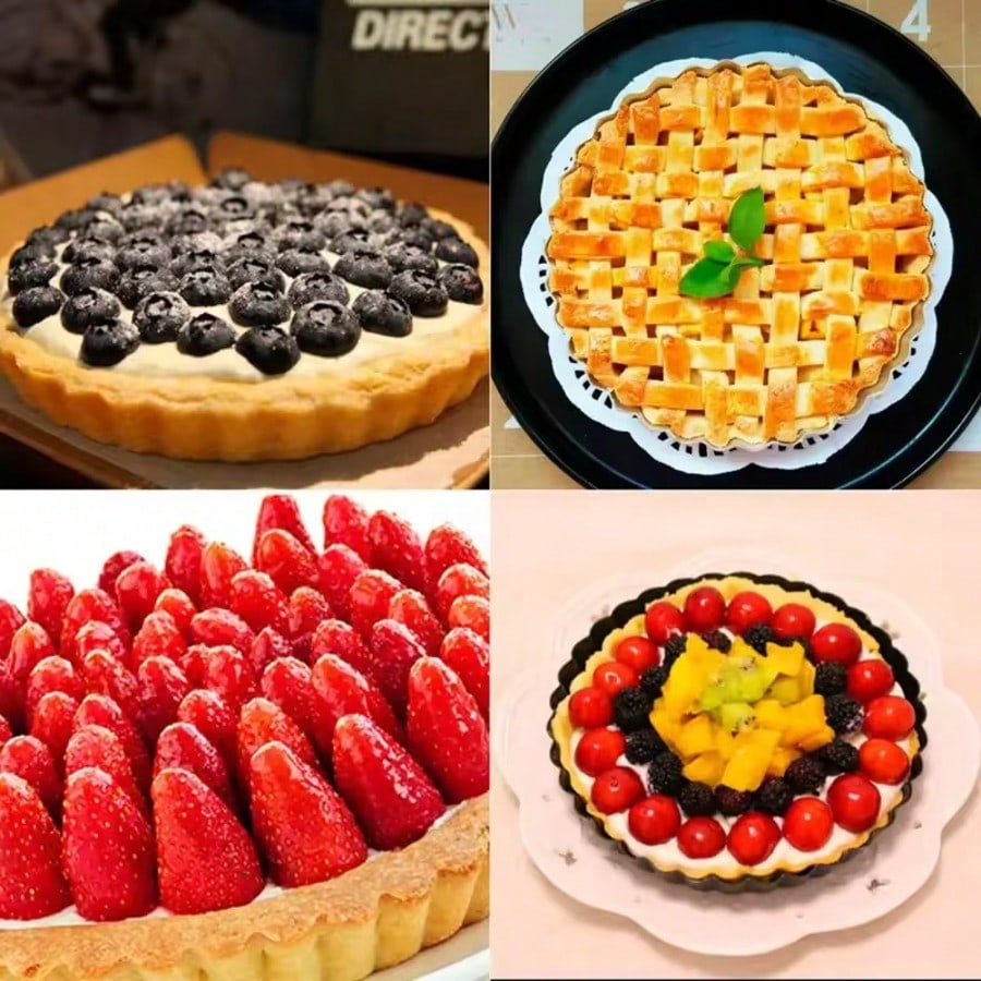 Non-Stick Tart Quiche Flan Pan - Tart Pan Loose 评论和价格