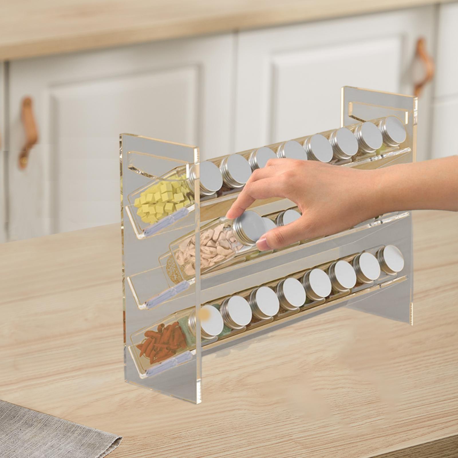Acrylic Spice Rack Perfume Org - Kitchen Baking Cupboard 评论和价格