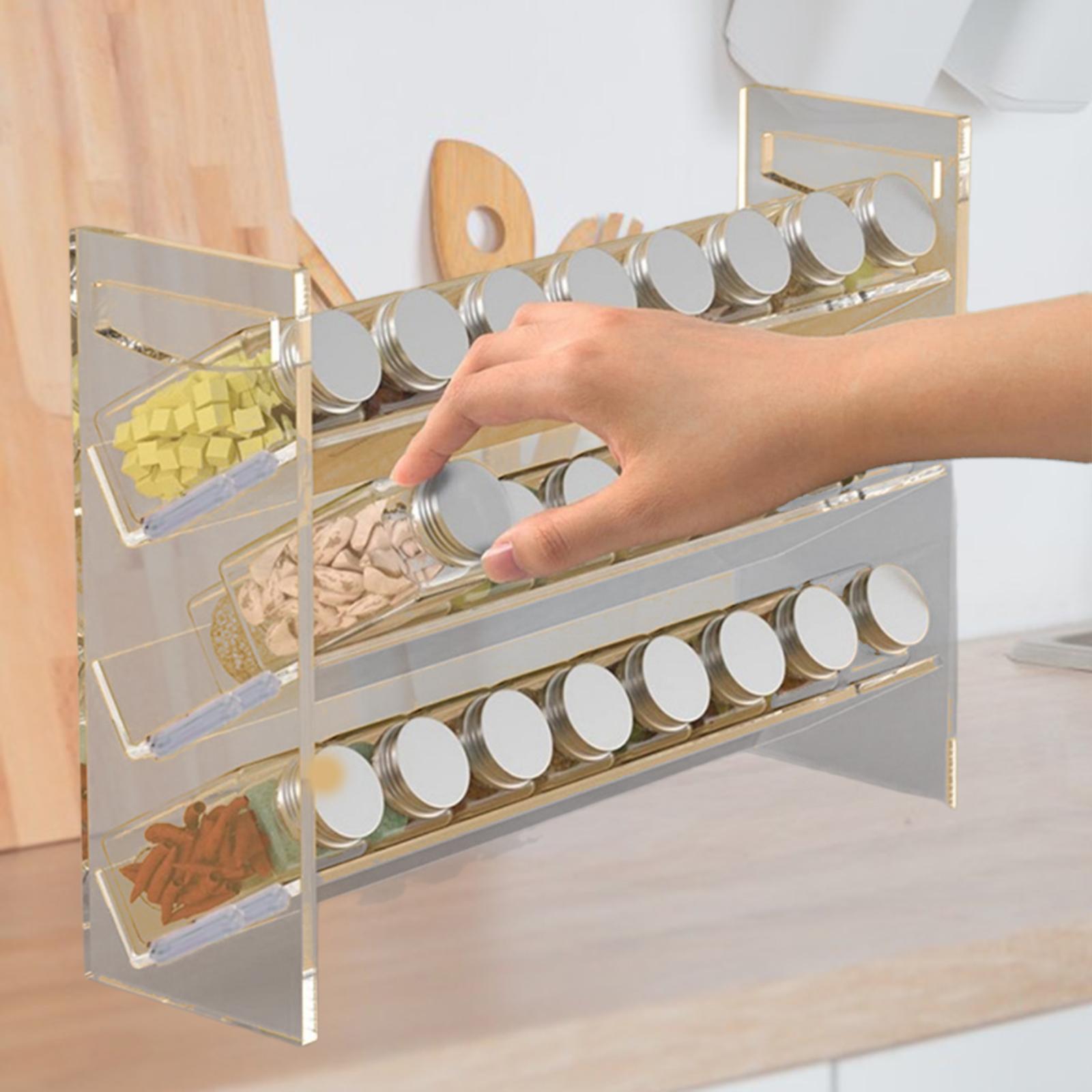 Acrylic Spice Rack Perfume Org - Kitchen Baking Cupboard 评论和价格