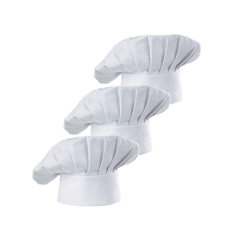 3pcs Chef Hat Adult Adjustable - Kitchen Baker 评论和价格