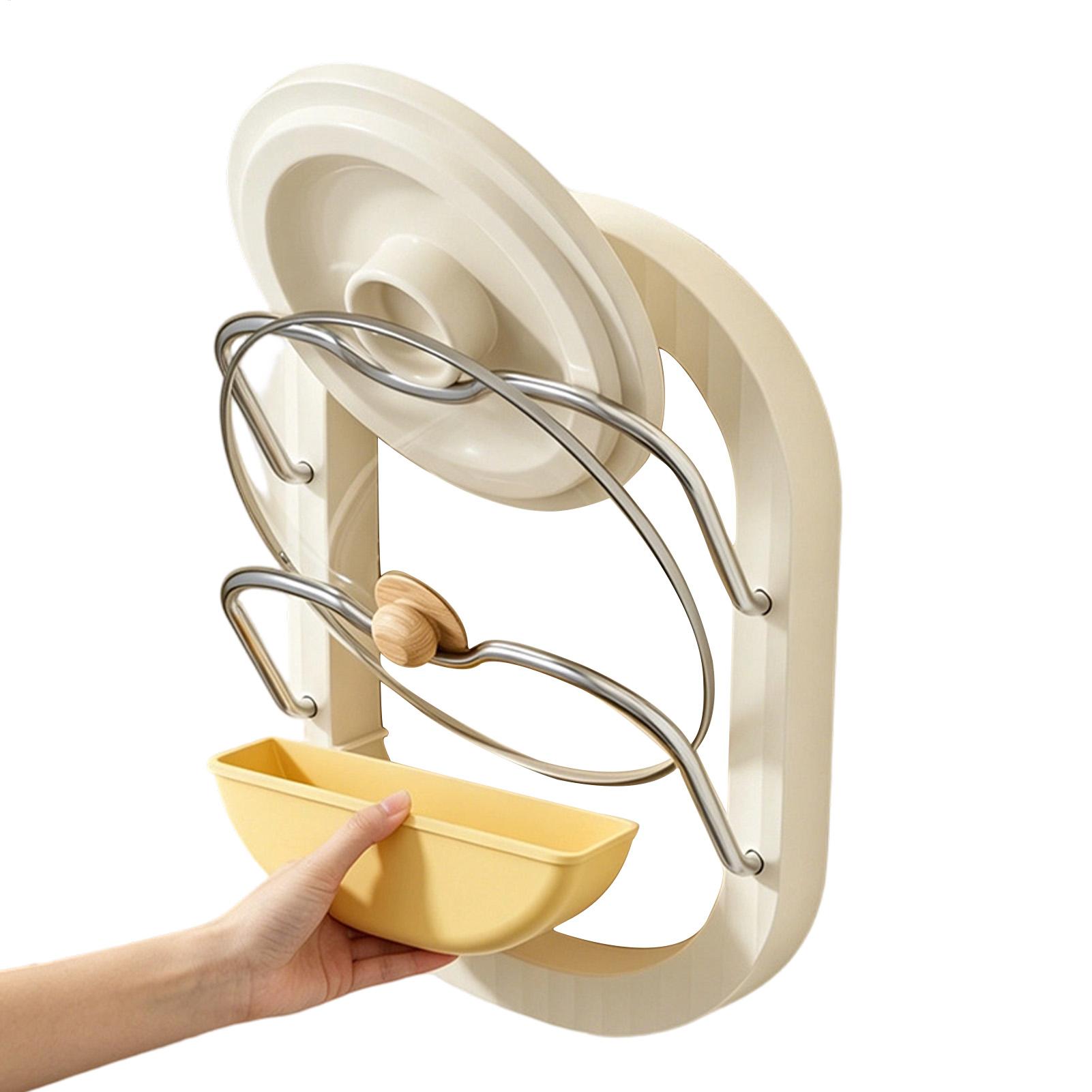 Pot Lid Rack 2-Tier Wall Mount - Kitchen Baking Cupboard 评论和价格