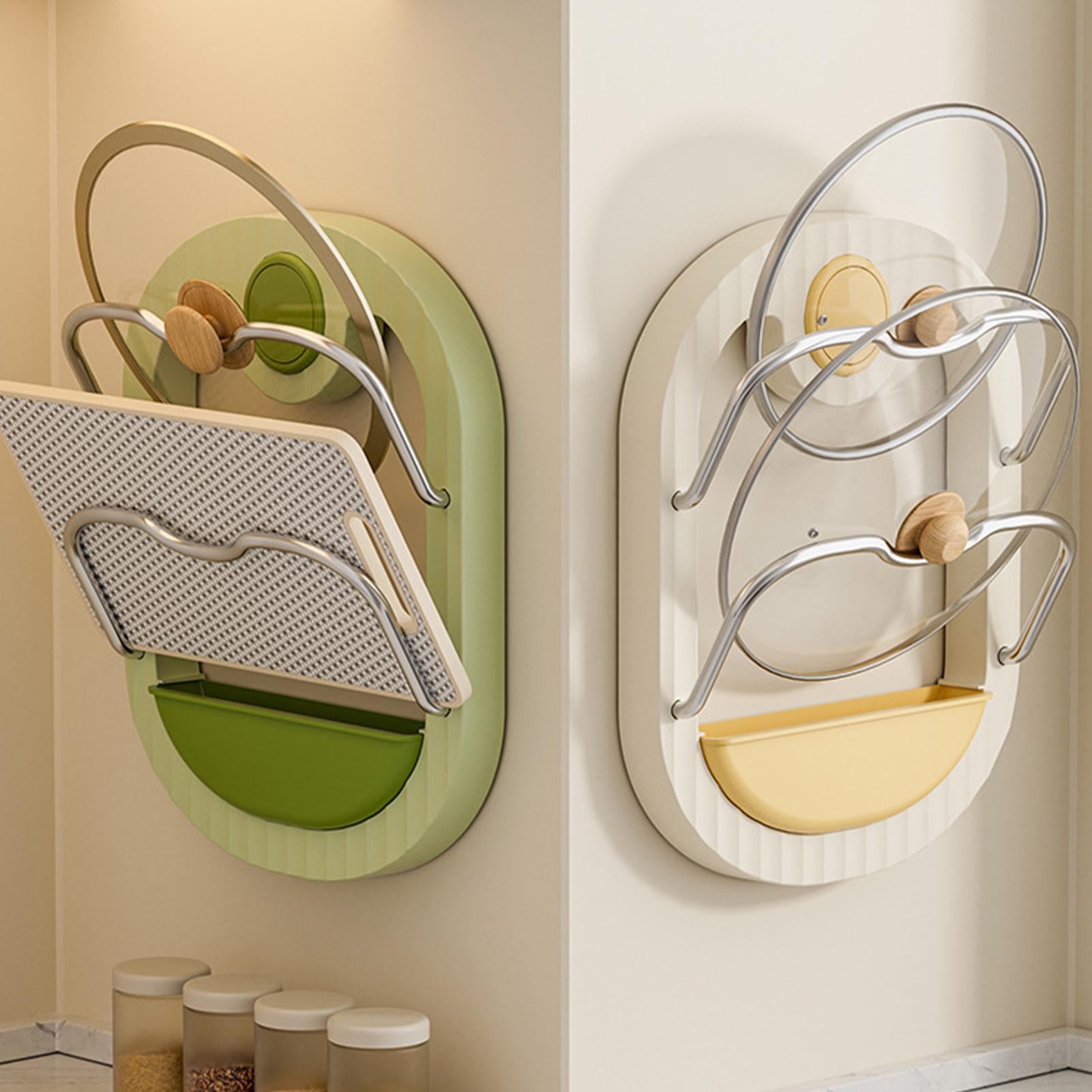 Pot Lid Rack 2-Tier Wall Mount - Kitchen Baking Cupboard 评论和价格