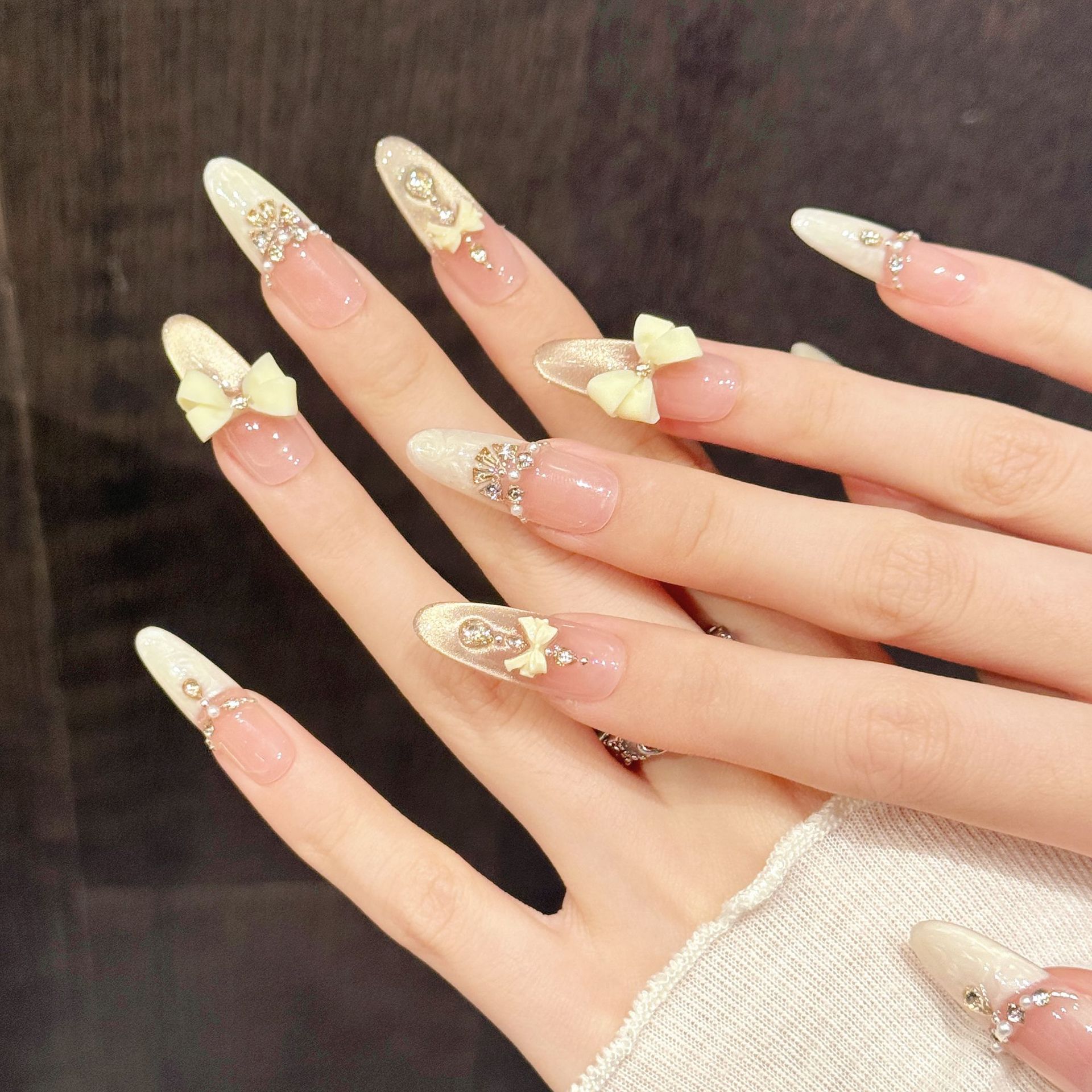 10pcs Handmade Press On Nails  - Decorating Tip Set 评论和价格