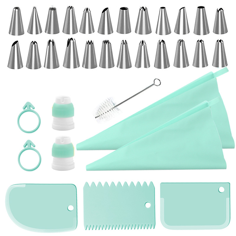 34pcs Piping Tips Set with TPU - Decorating Tip Set 评论和价格