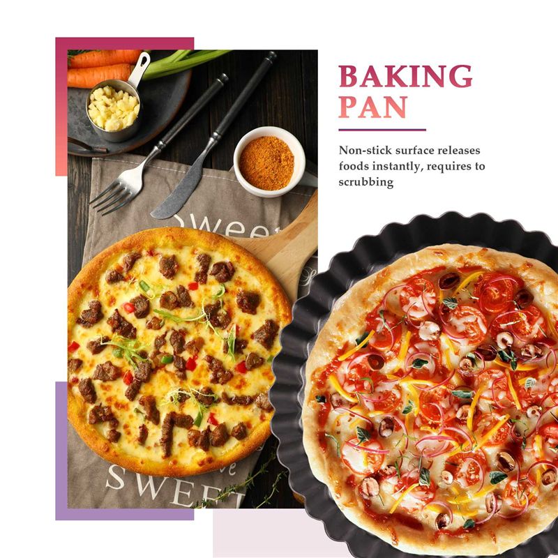 Y50A-Pie Tin,Non-Stick Pie Dis - Tart Pan Loose 评论和价格