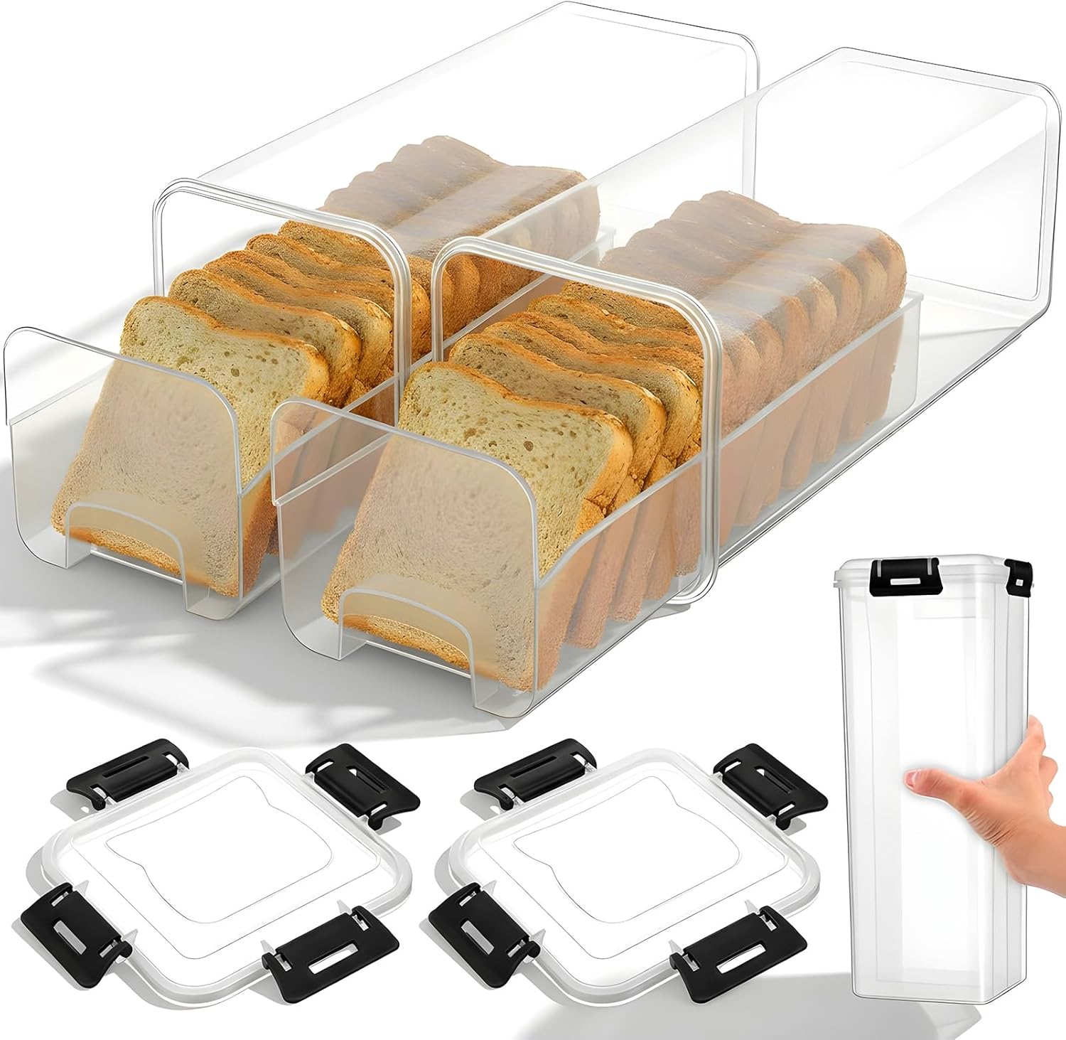 Bread Storage Container with A - Kitchen Baking Tray 评论和价格
