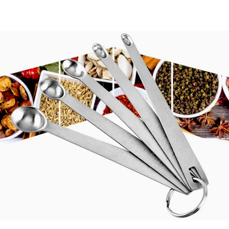 5Pcs Stainless Steel Mini Meas - Kitchen Baking Kit 评论和价格