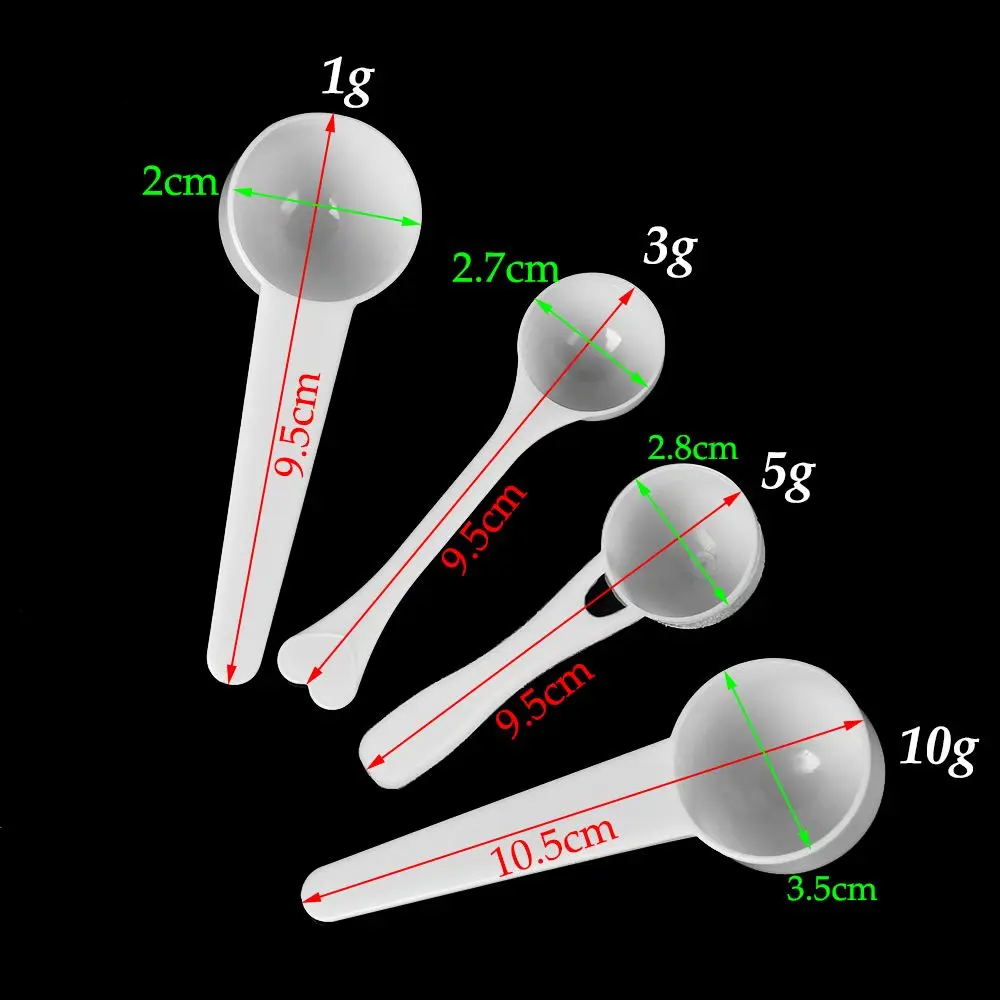 10PCS 1/3/5/10g Measuring Spoo - Kitchen Baking Kit 评论和价格