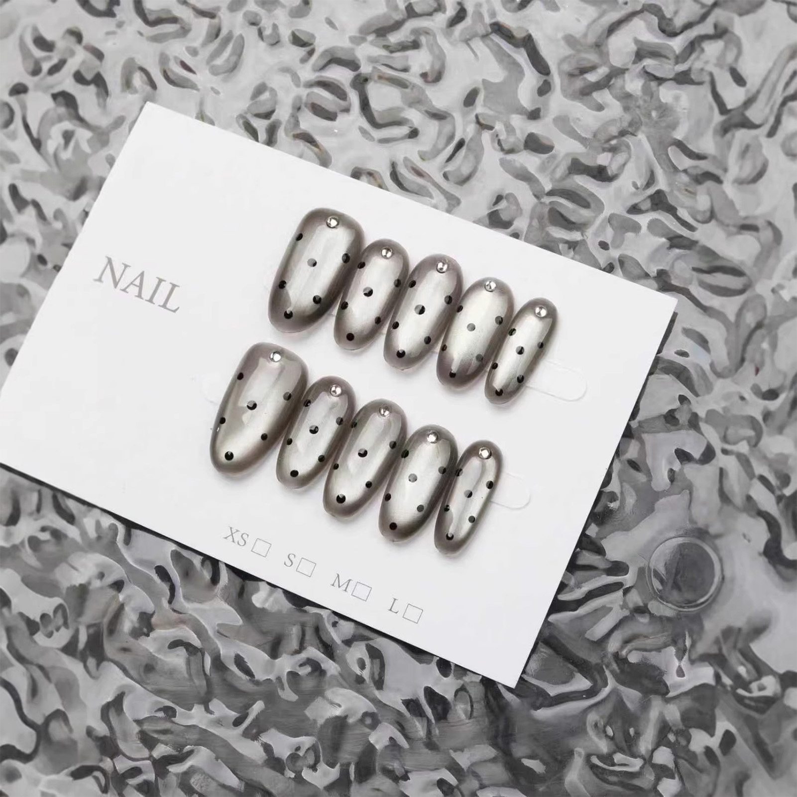 10pcs Handmade Press On Nails  - Decorating Tip Set 评论和价格