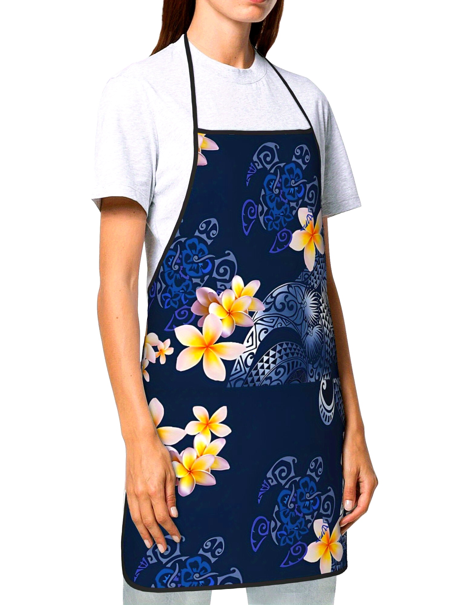 Hawaiian Plumeria Apron Tropic - Kitchen Baking Island 评论和价格
