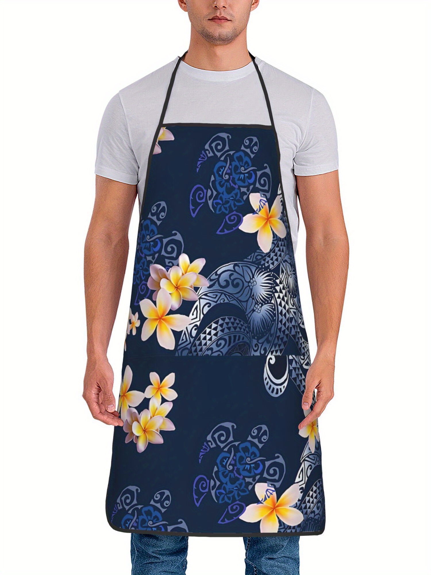 Hawaiian Plumeria Apron Tropic - Kitchen Baking Island 评论和价格