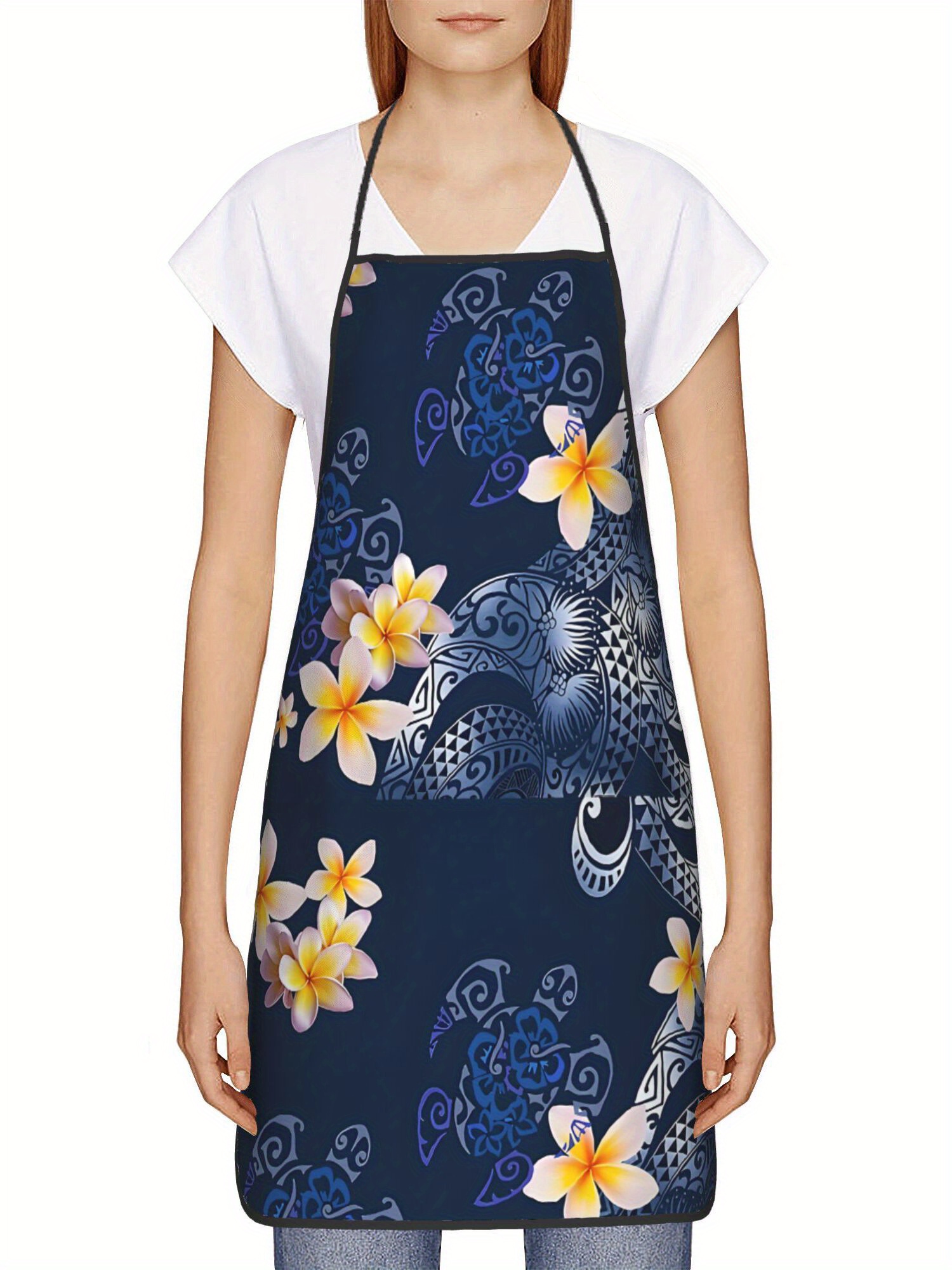 Hawaiian Plumeria Apron Tropic - Kitchen Baking Island 评论和价格