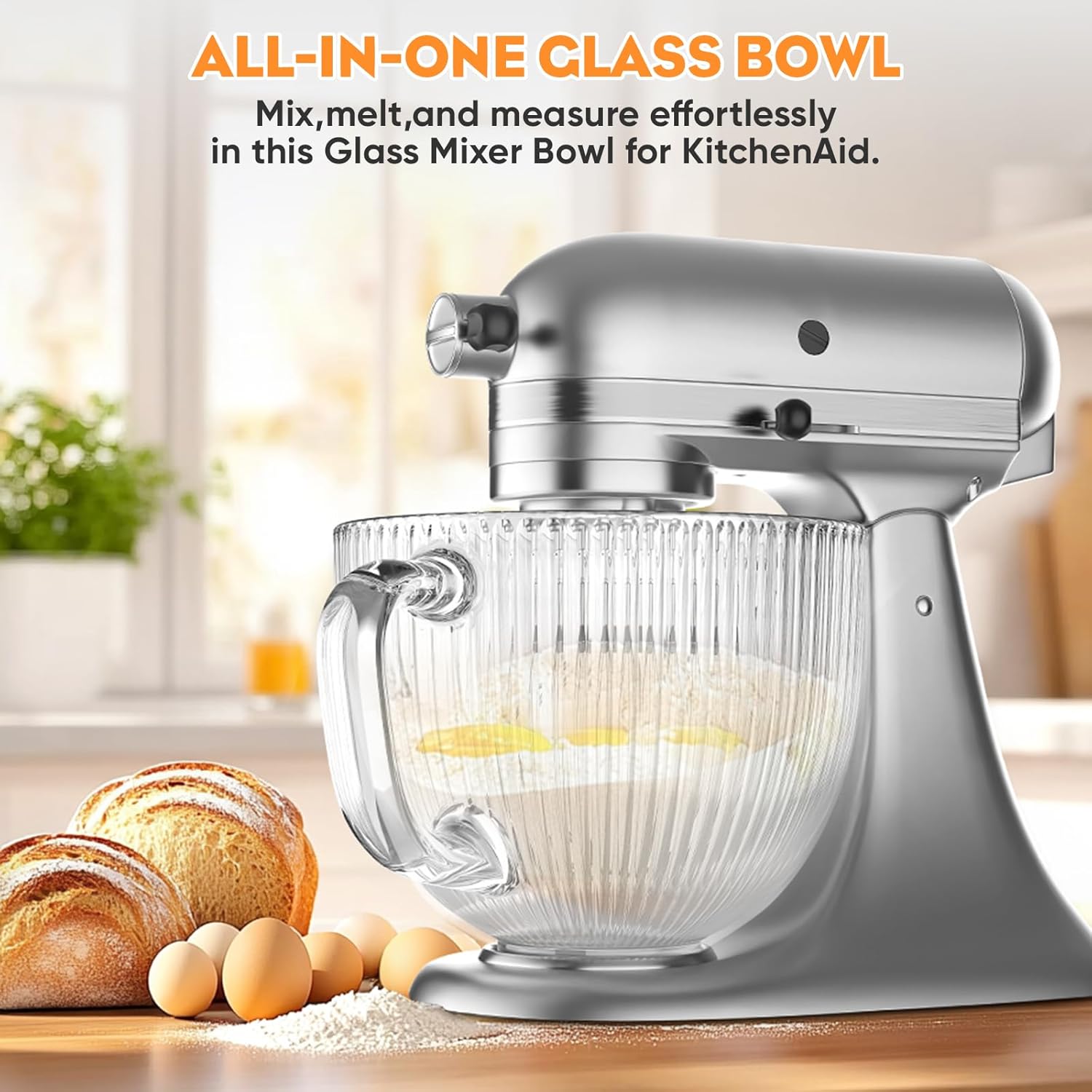 GVODE Glass Bowl for Kitchenai - Kitchenaid Baking Set 评论和价格