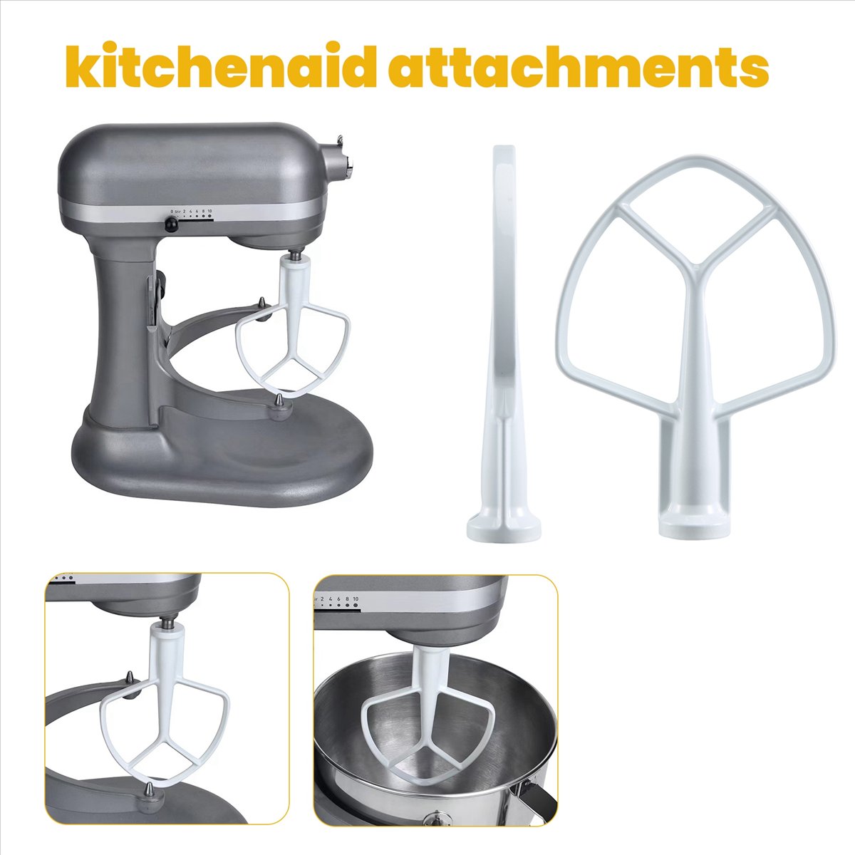 Doings K5AB K5SS Kitchen Mixer - Kitchenaid Baking Set 评论和价格