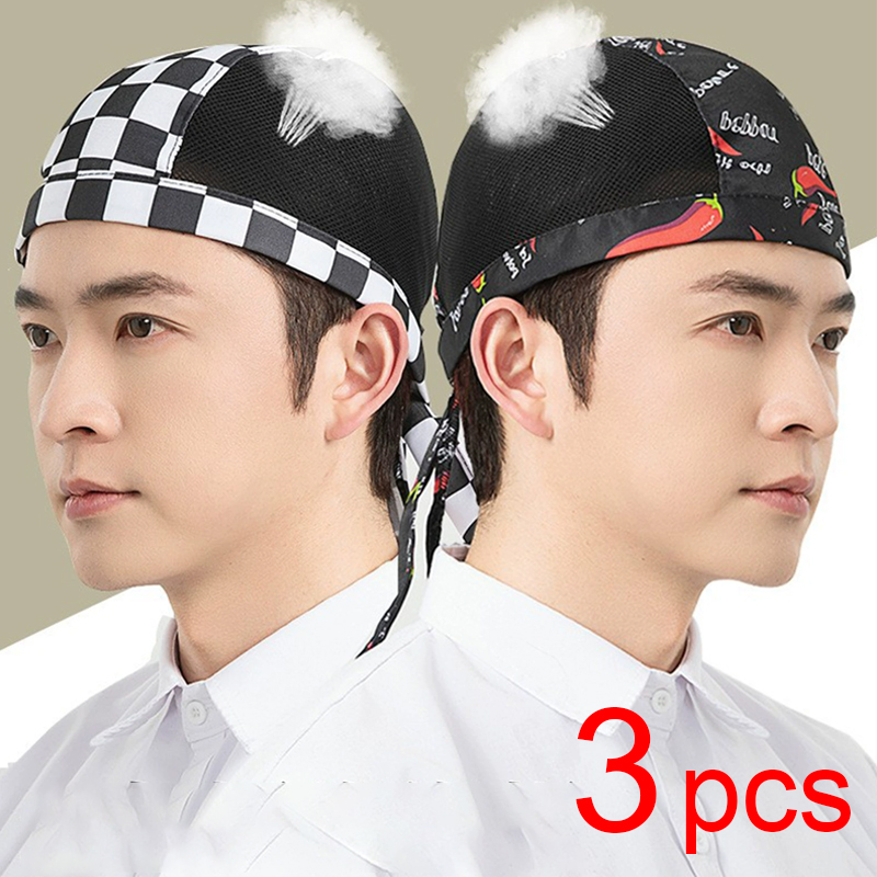 Breathable Mesh Cook Hat 3pcs  - Kitchen Baker 评论和价格