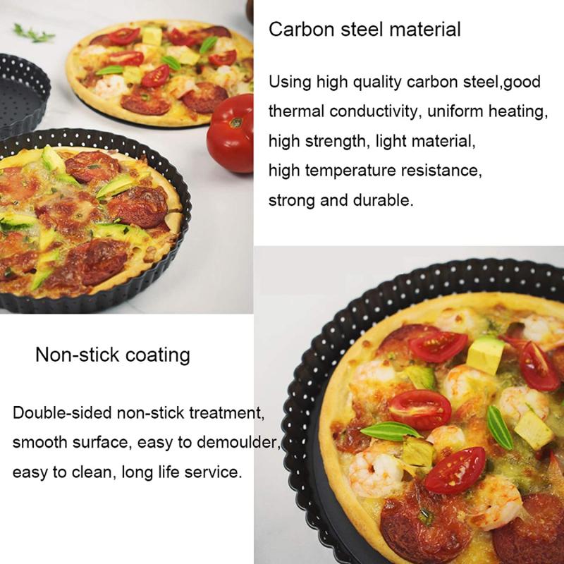 5/8/9Inch Non-Stick Tart Quich - Tart Pan Loose 评论和价格