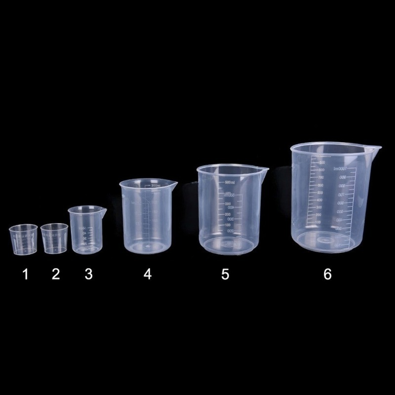 6Pcs Plastic Measuring Cups Se - Kitchen Baking Kit 评论和价格