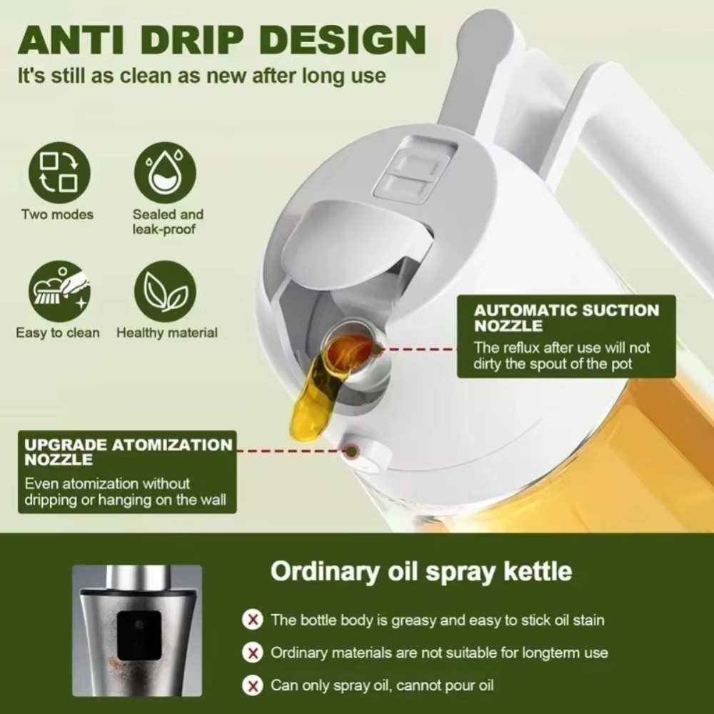 2in1 470ml Plastic Spray Oil S - Kitchen And Baking 评论和价格