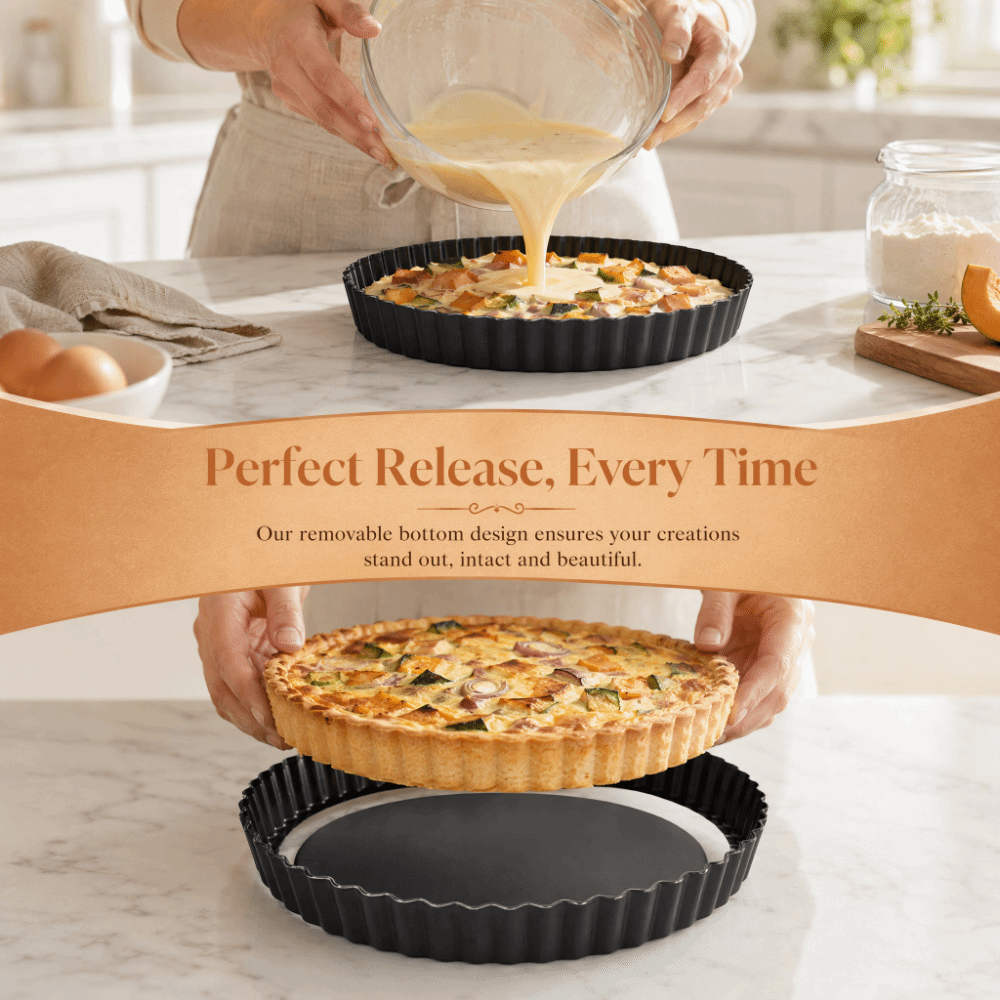 Professional Carbon Steel Tart - Tart Pan Loose 评论和价格