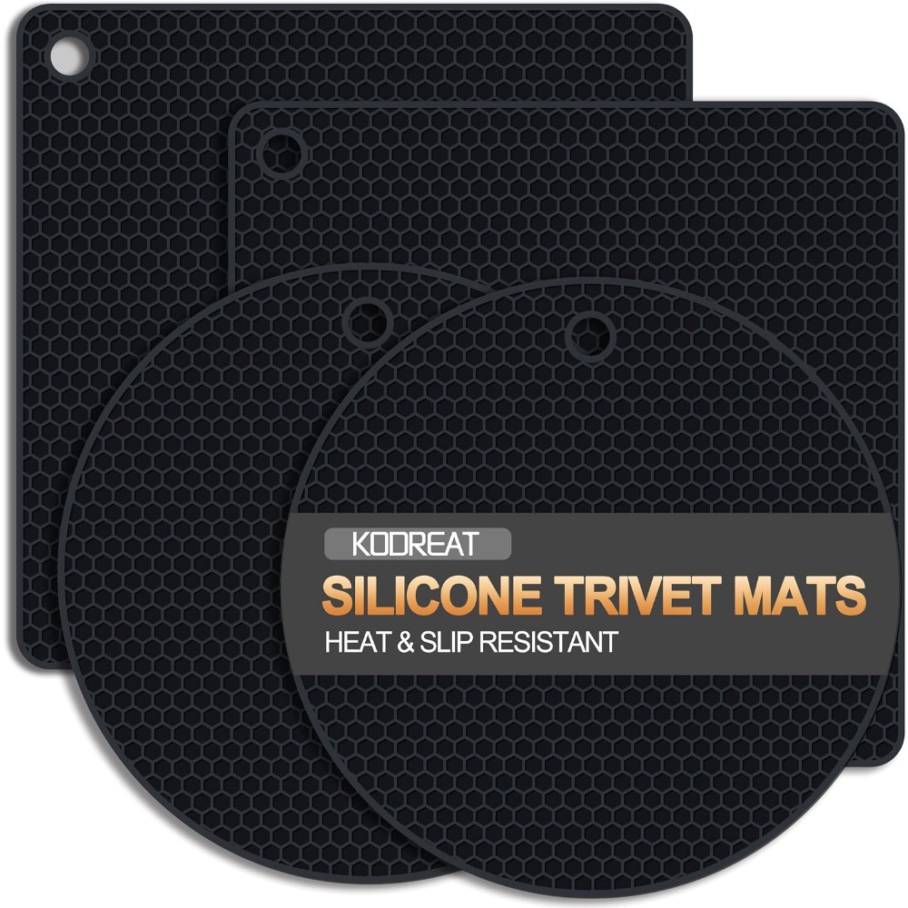 Heat-Resistant Silicone Trivet - Kitchen Grade Baking Sheet 评论和价格