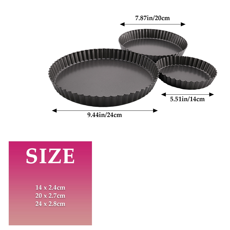 ABXF-Pie Tin,Non-Stick Pie Dis - Tart Pan Loose 评论和价格