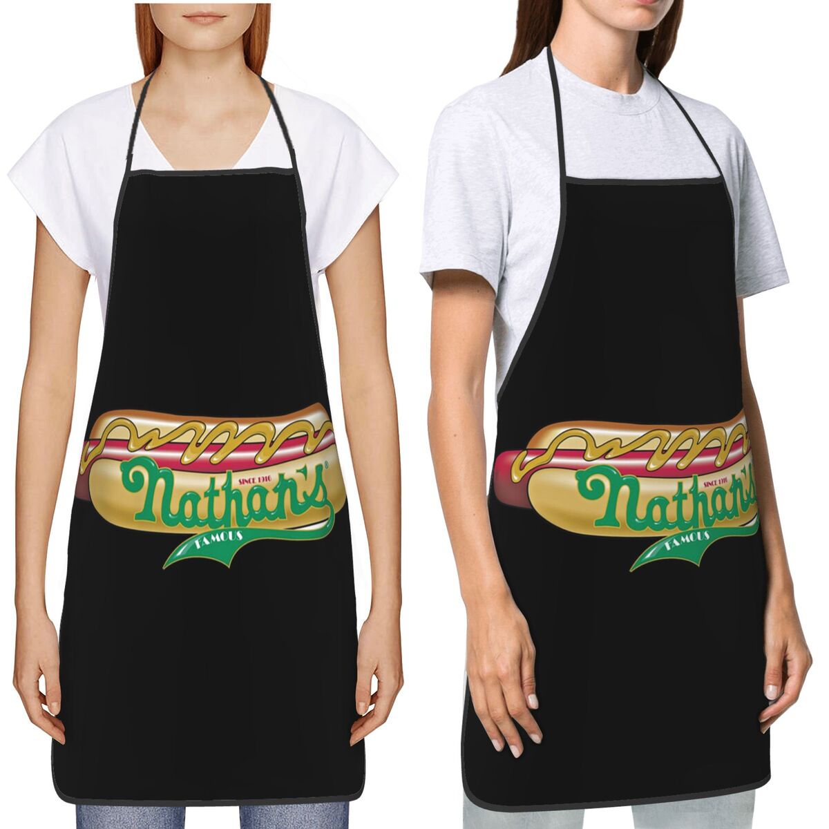 Nathans Coney Island (3) Apron - Kitchen Baking Island 评论和价格