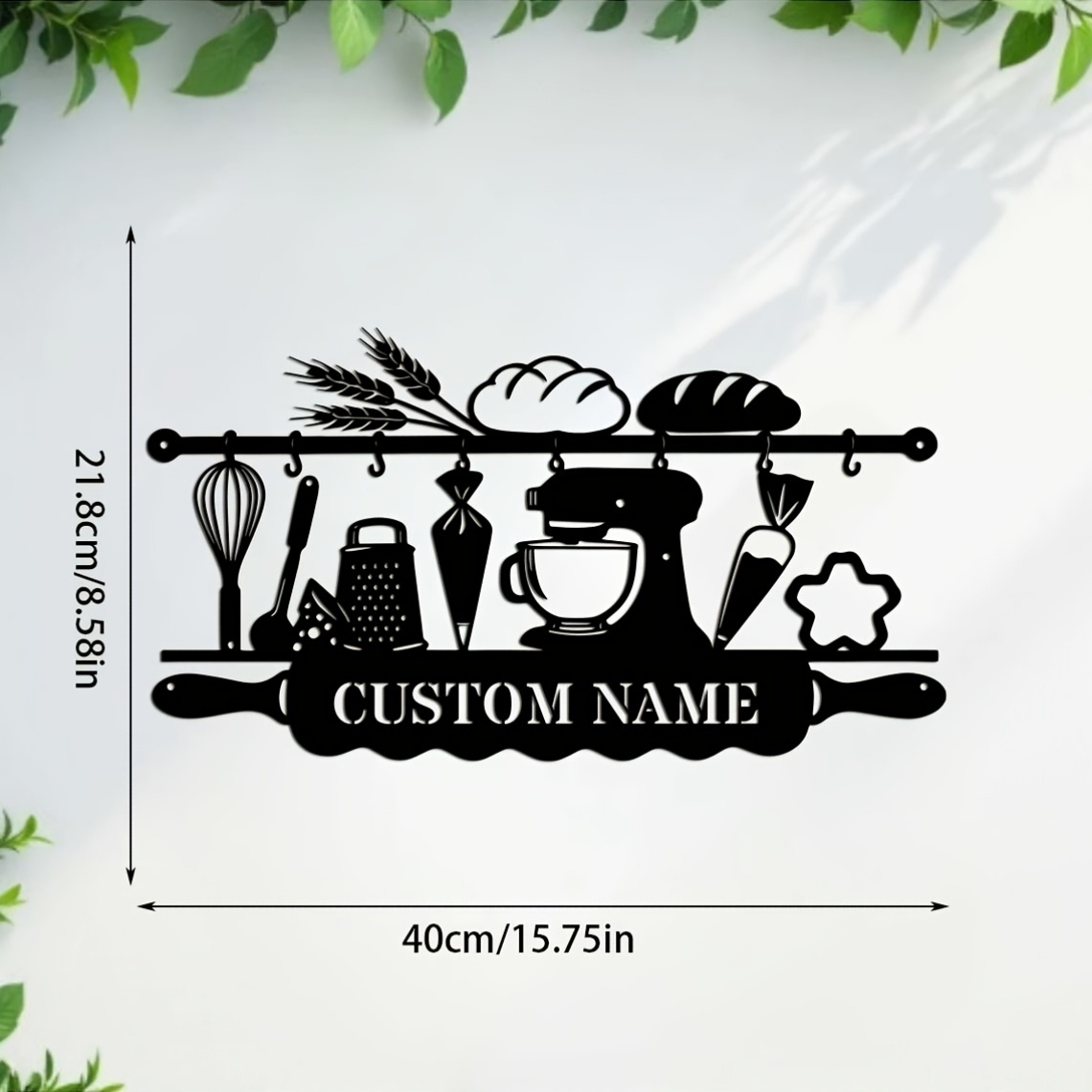 Personalized Kitchen Iron Wall - Kitchen And Baking 评论和价格