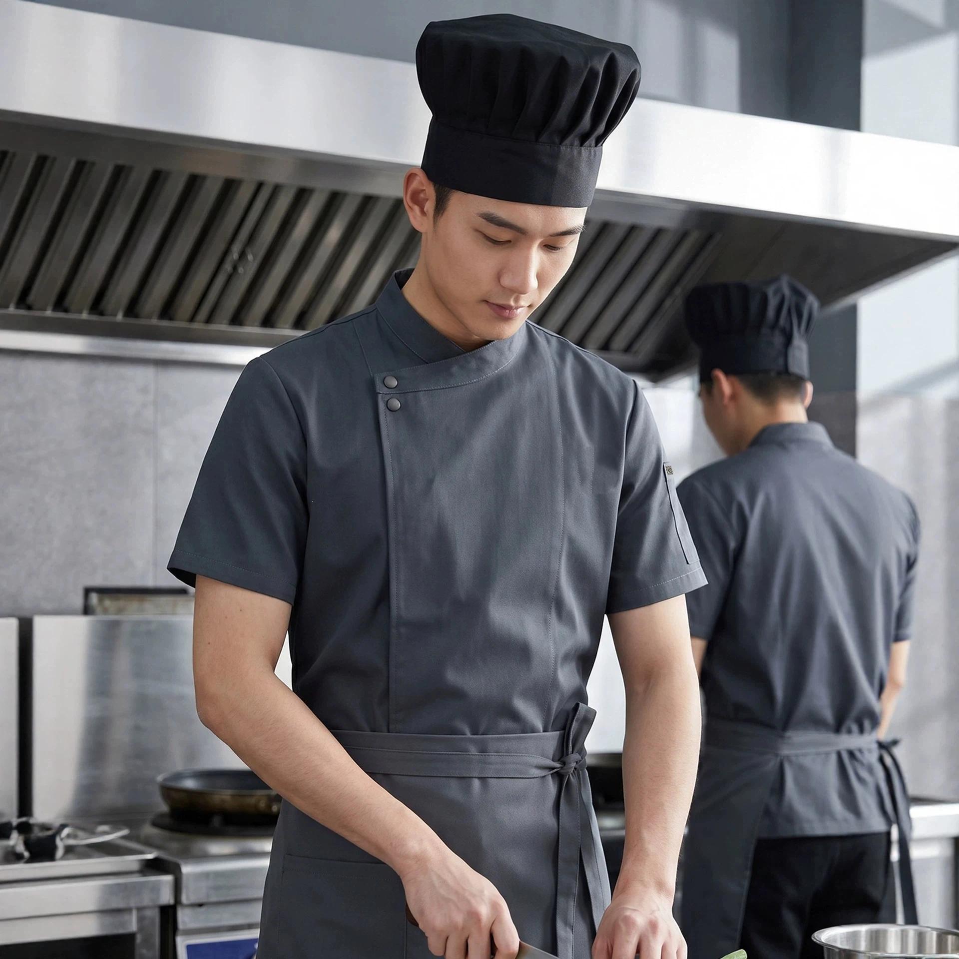 Men's Chef Uniform Jacket Rest - Kitchen Baker 评论和价格