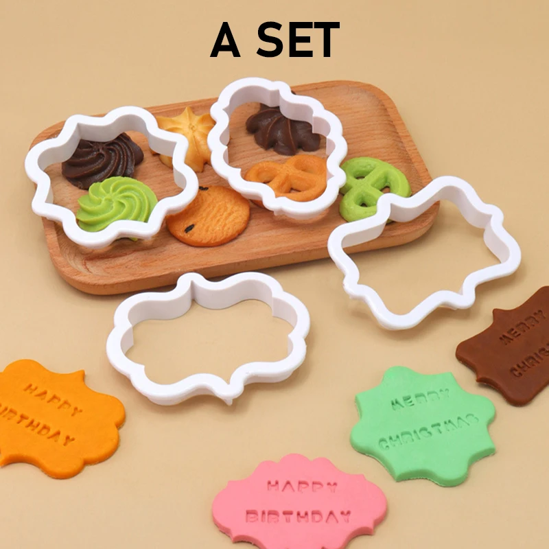 4PCS Vintage Plaque Frame Cook - Kitchen Baking Tools Names 评论和价格