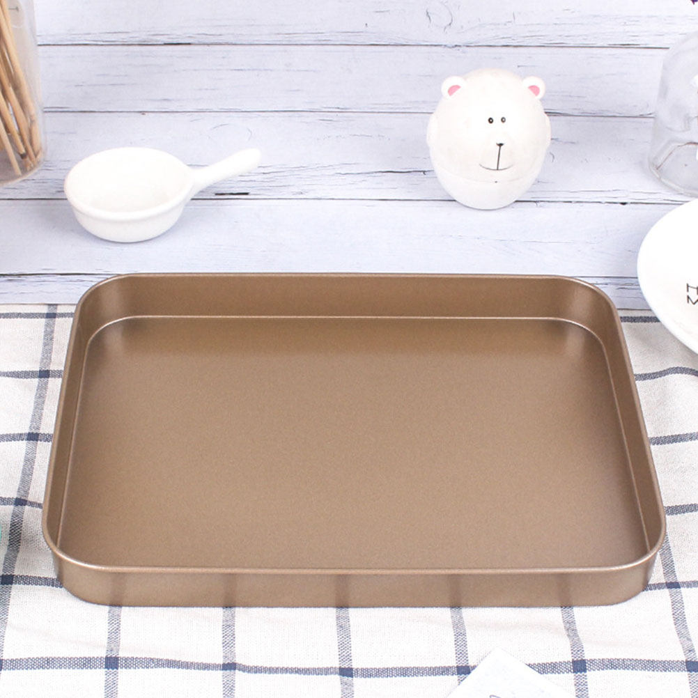 Carbon Steel Rectangular Cake  - Kitchen Baking Tray 评论和价格