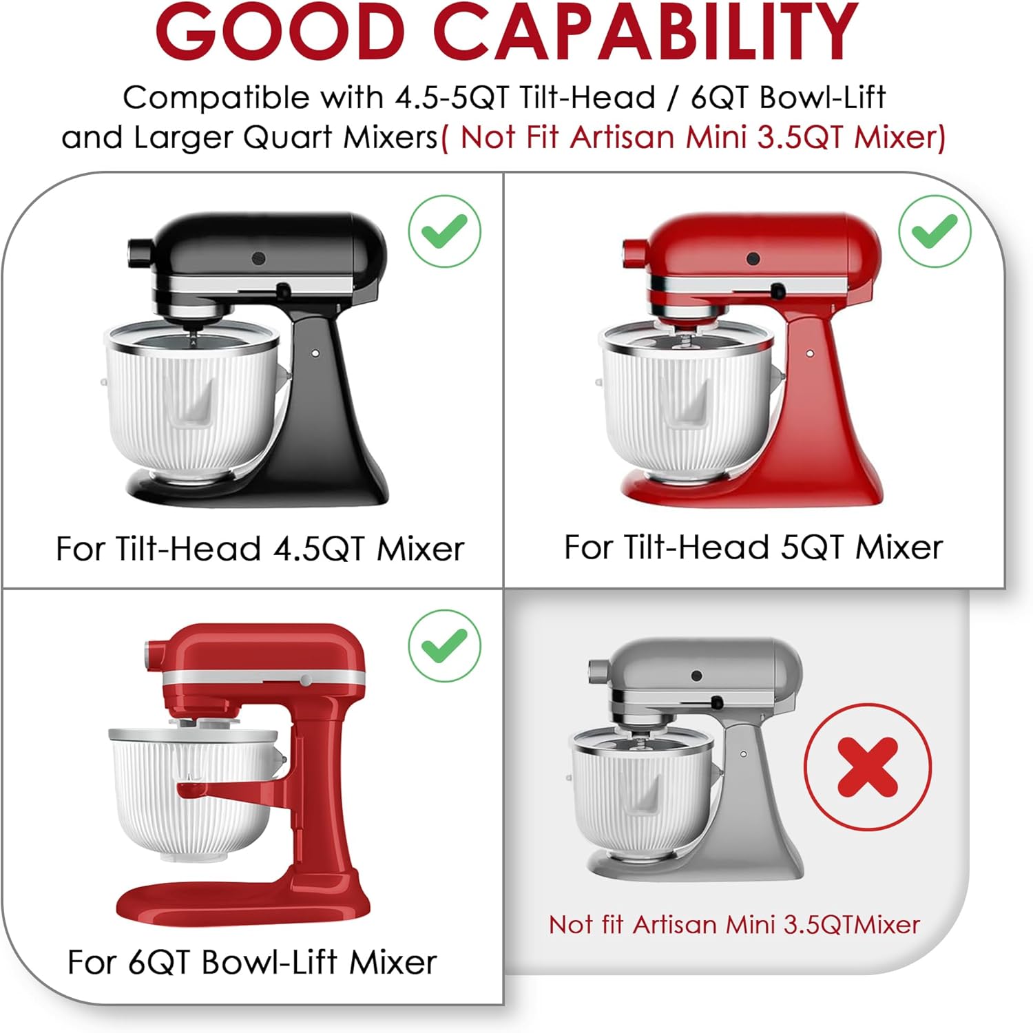 Ice Cream Maker Attachment for - Kitchenaid Baking Set 评论和价格