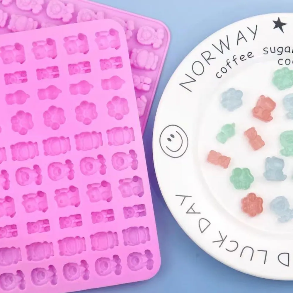 5Pcs Candy Silicone Moulds wit - Kitchen Baking Kit 评论和价格
