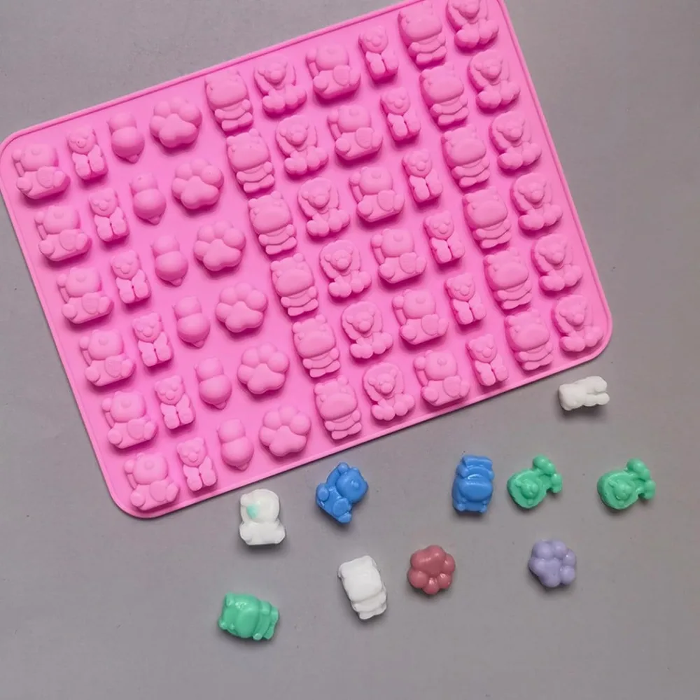 5Pcs Candy Silicone Moulds wit - Kitchen Baking Kit 评论和价格