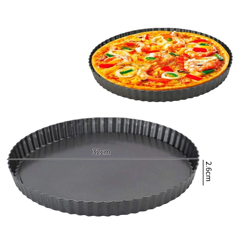 20-30cm Non-Stick Tart Quiche  - Tart Pan Loose 评论和价格