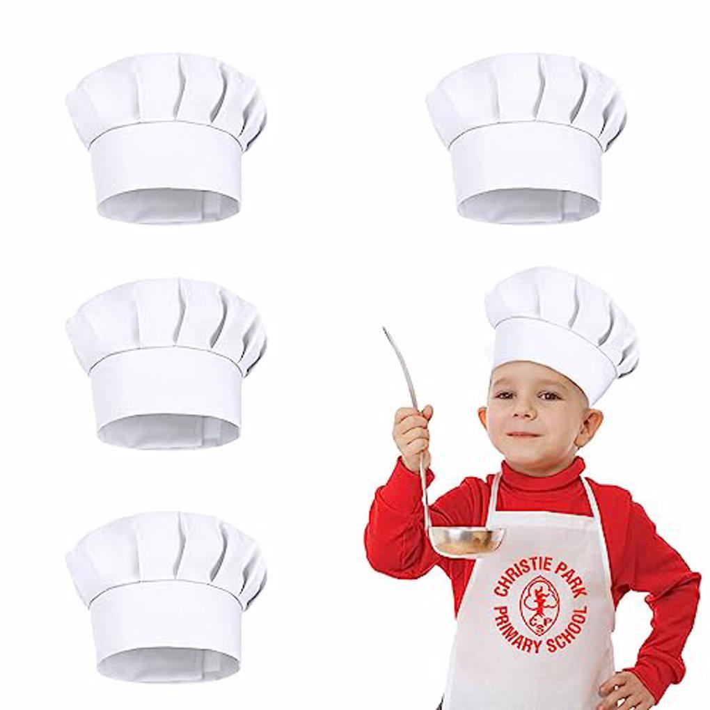 4PCS White Party Cap Hat Costu - Kitchen Baker 评论和价格