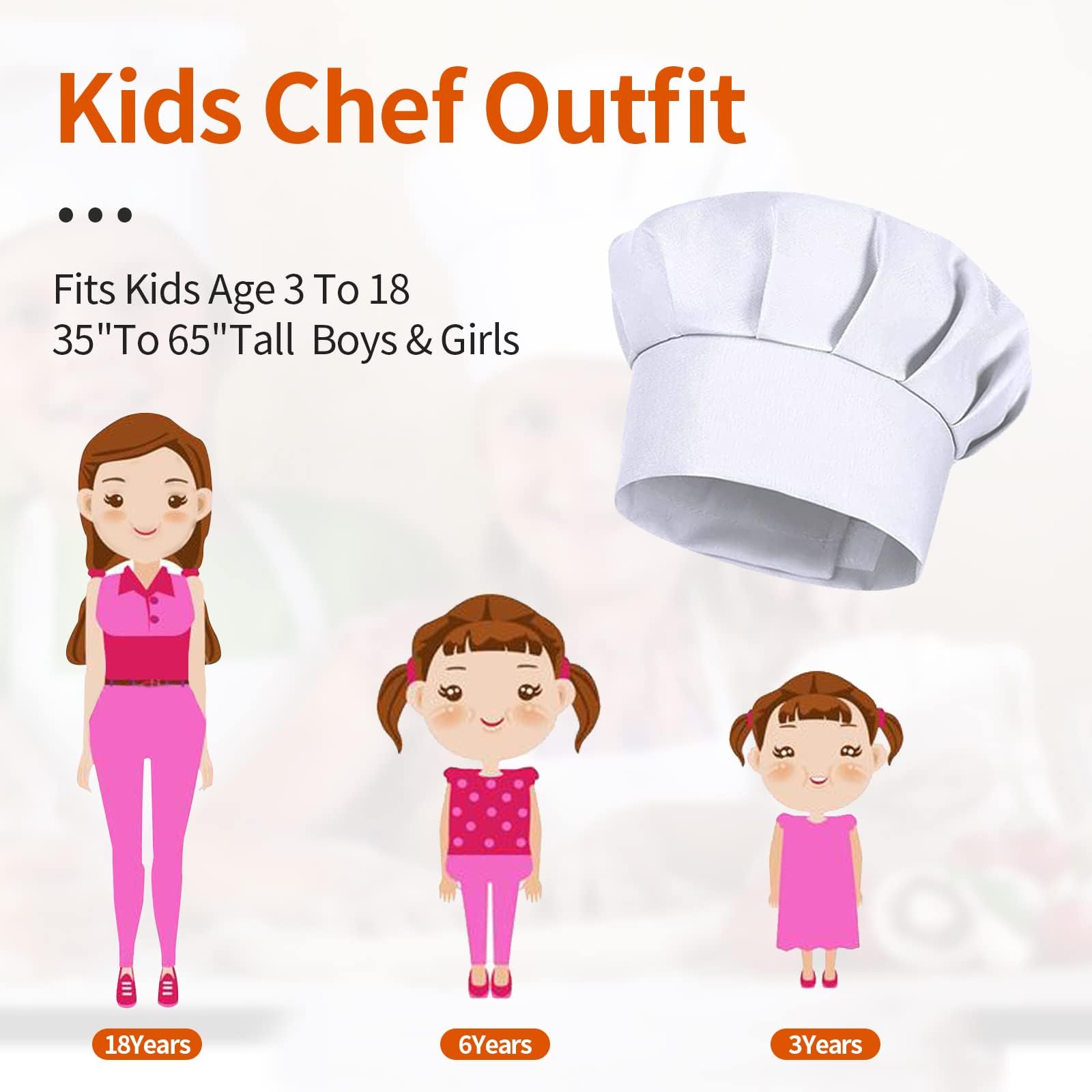 4PCS White Party Cap Hat Costu - Kitchen Baker 评论和价格